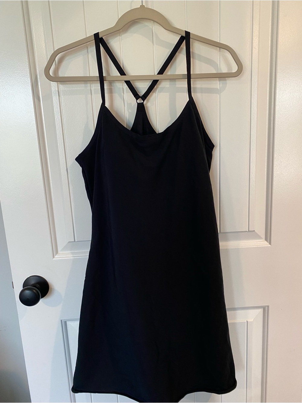 Outdoor Voices Black Strappy Activewear Dress